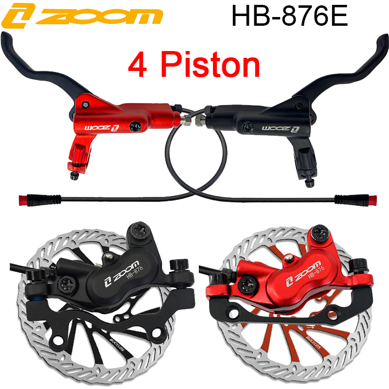 Zoom Hydraulic Brake 4 Piston E-Scooter - مجموعة فرامل قرصية كهربائية ZOOM HB-876E