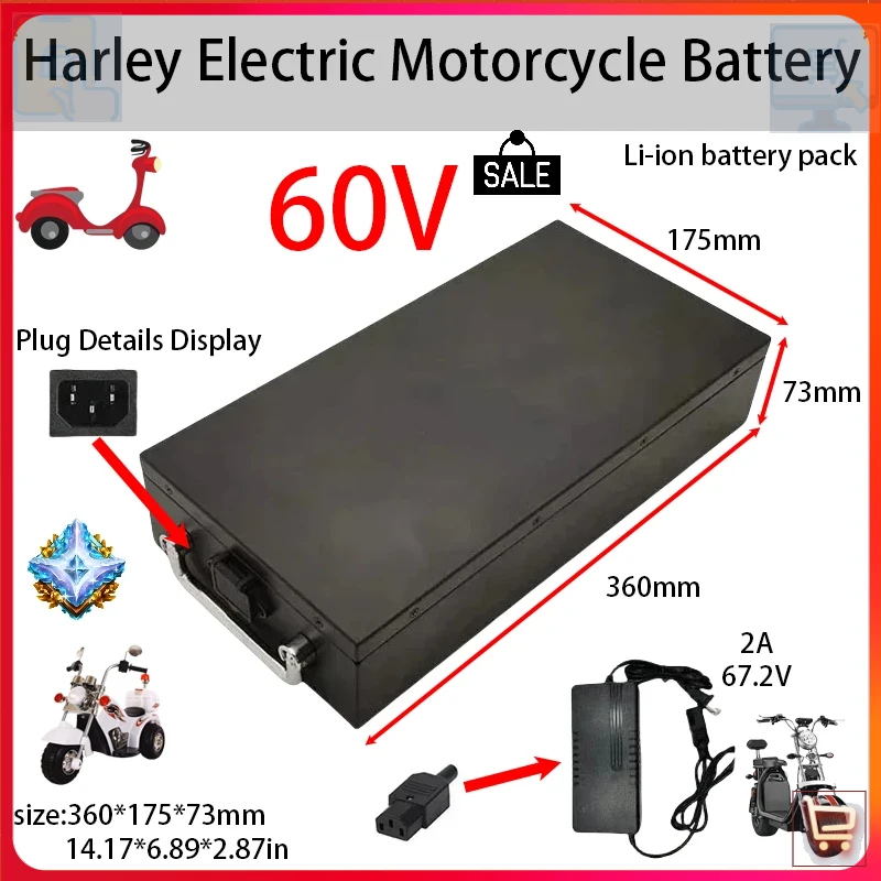 72V 30Ah Lifepo4 Battery Pack - 60 فولت 20 أمبير-60 أمبير بطارية
