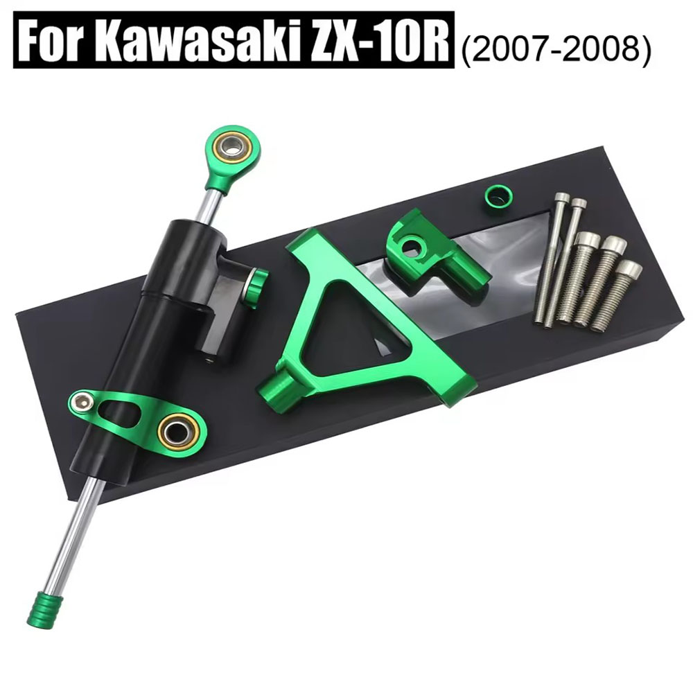 Steering Damper Stabilizer Kit Cnc - مجموعة كاملة من مثبط التوجيه CNC