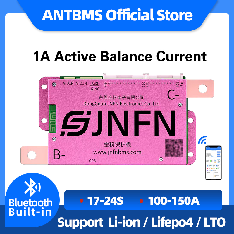 Smart Bms 20S 72V 150A Bluetooth - ANT BMS 1A نشط التوازن بطارية