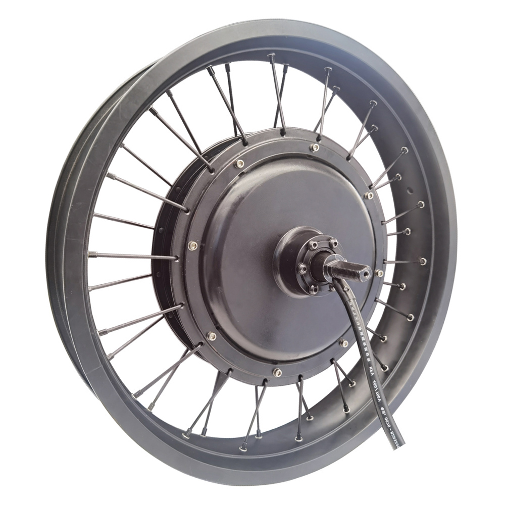 محرك محور كهربائي عالي القدرة  - مراجعة 60V 5000W Brushless Hub Motor وسعره