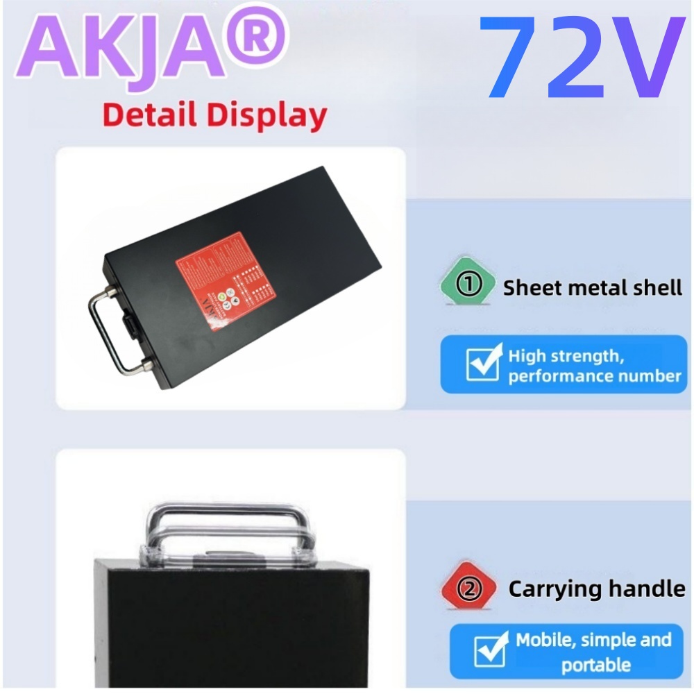 النقل الجوي السريع 72 فولت جدي - مراجعة 72V 30Ah Lifepo4 Battery Pack وسعره