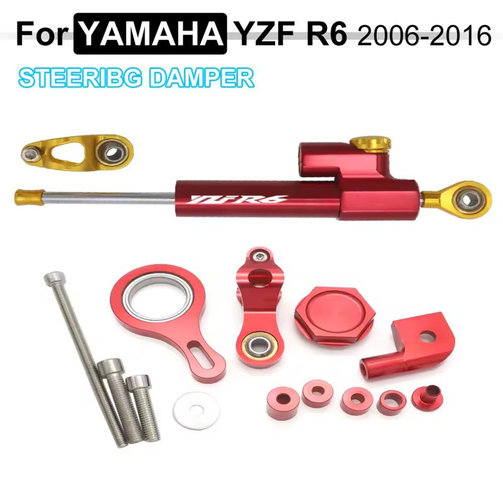 طقم تثبيت مثبت التوجيه للدراجا - مراجعة Steering Damper Stabilizer Kit Cnc وسعره