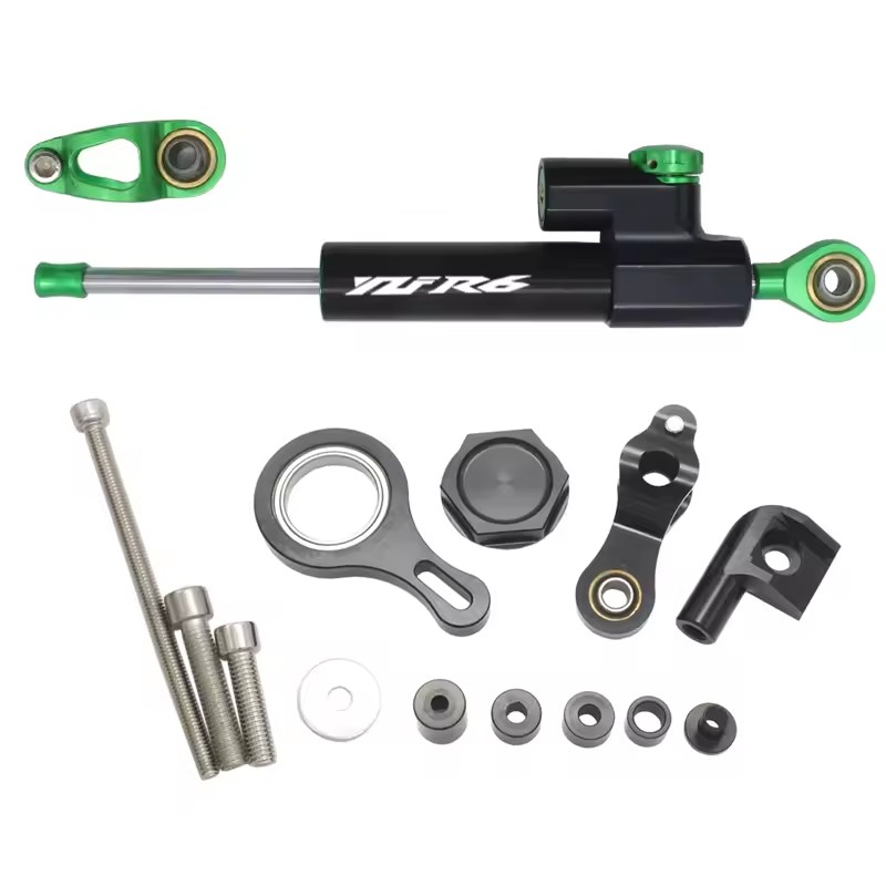طقم تثبيت مثبت التوجيه للدراجا - مراجعة Steering Damper Stabilizer Kit Cnc وسعره