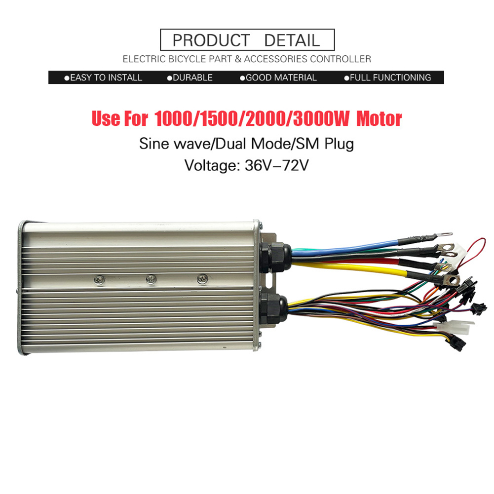وحدة تحكم بمحركين JN-60A 48V 7 - مراجعة 72V 45A Dual Controller وسعره