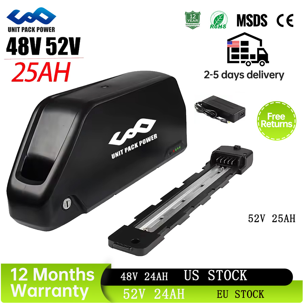 بطارية دراجة كهربائية 52 فولت  - مراجعة 60V 30Ah 21700 Battery Pack وسعره