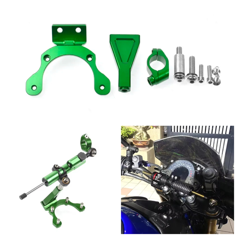 مثبت مخمد اهتزازات من ألياف ال - مراجعة Steering Damper Stabilizer Kit Cnc وسعره